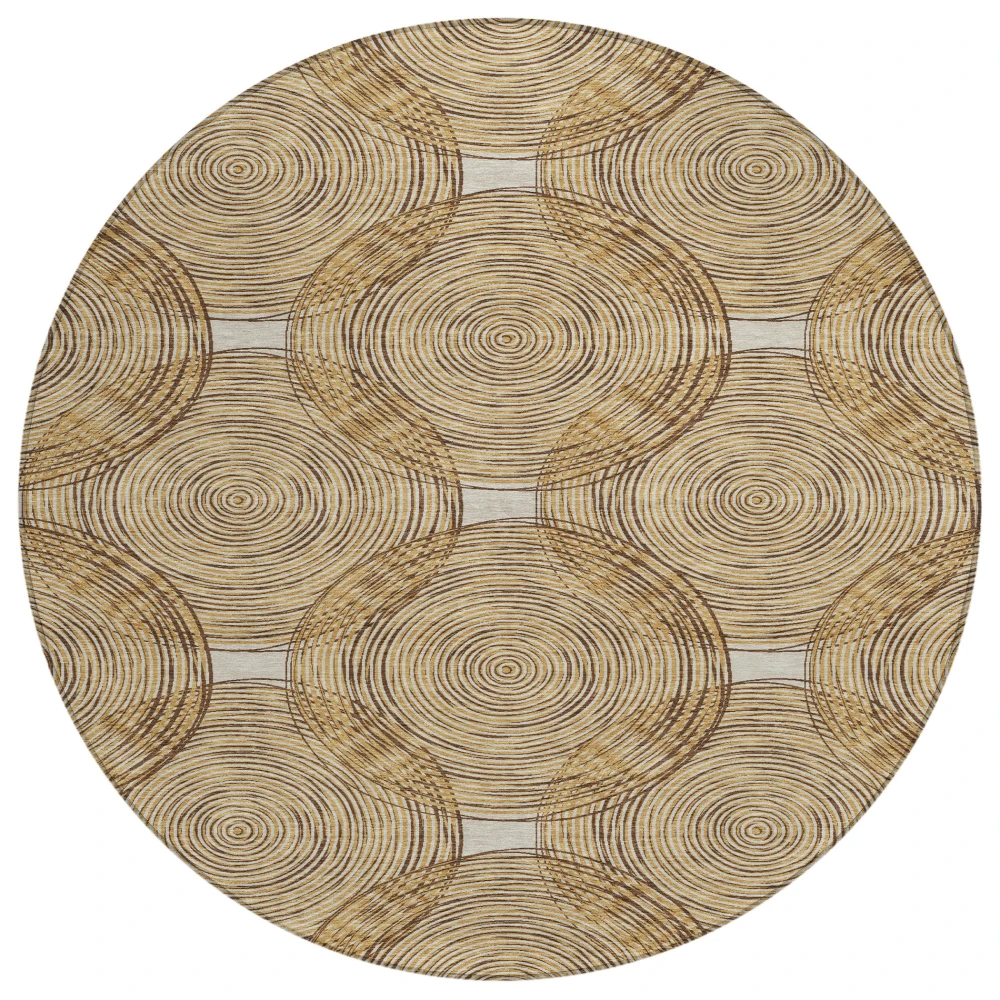 Chantille ACN2534 Gold 8' x 8' Rug