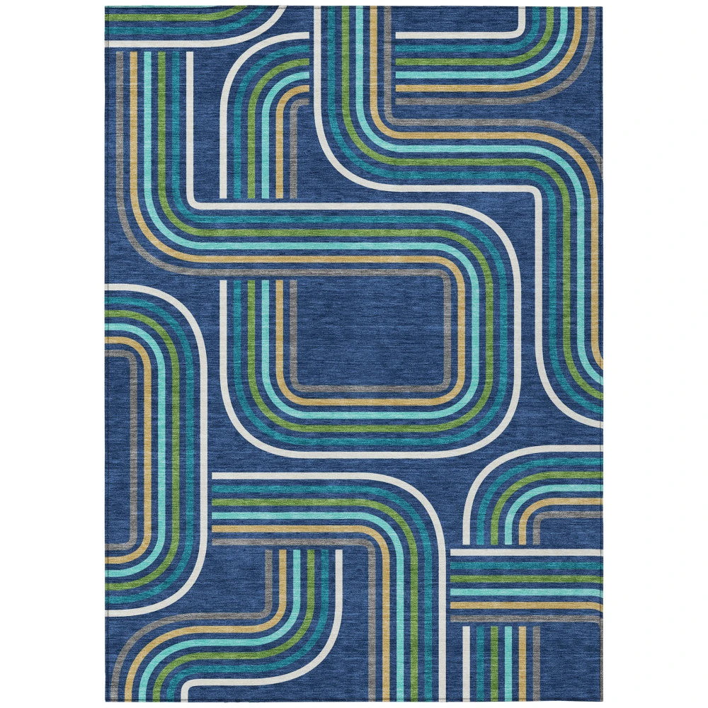 Chantille ACN2535 Navy 5' x 7'6