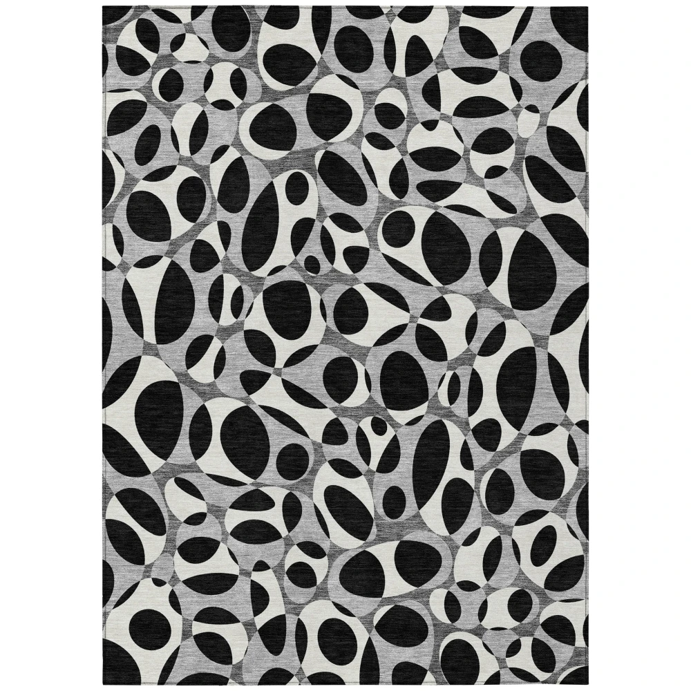 Chantille ACN2536 Black 3' x 5' Rug