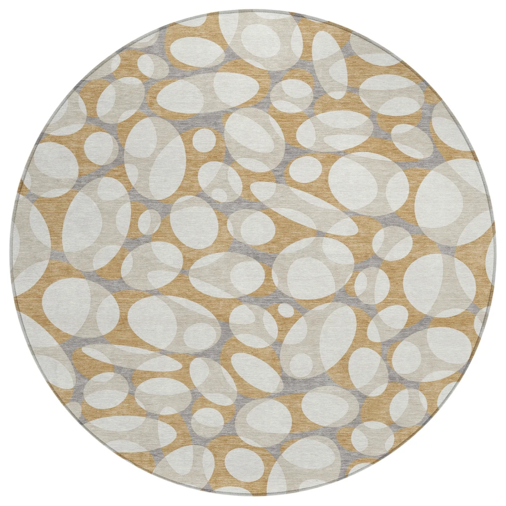 Chantille ACN2536 Gold 8' x 8' Rug