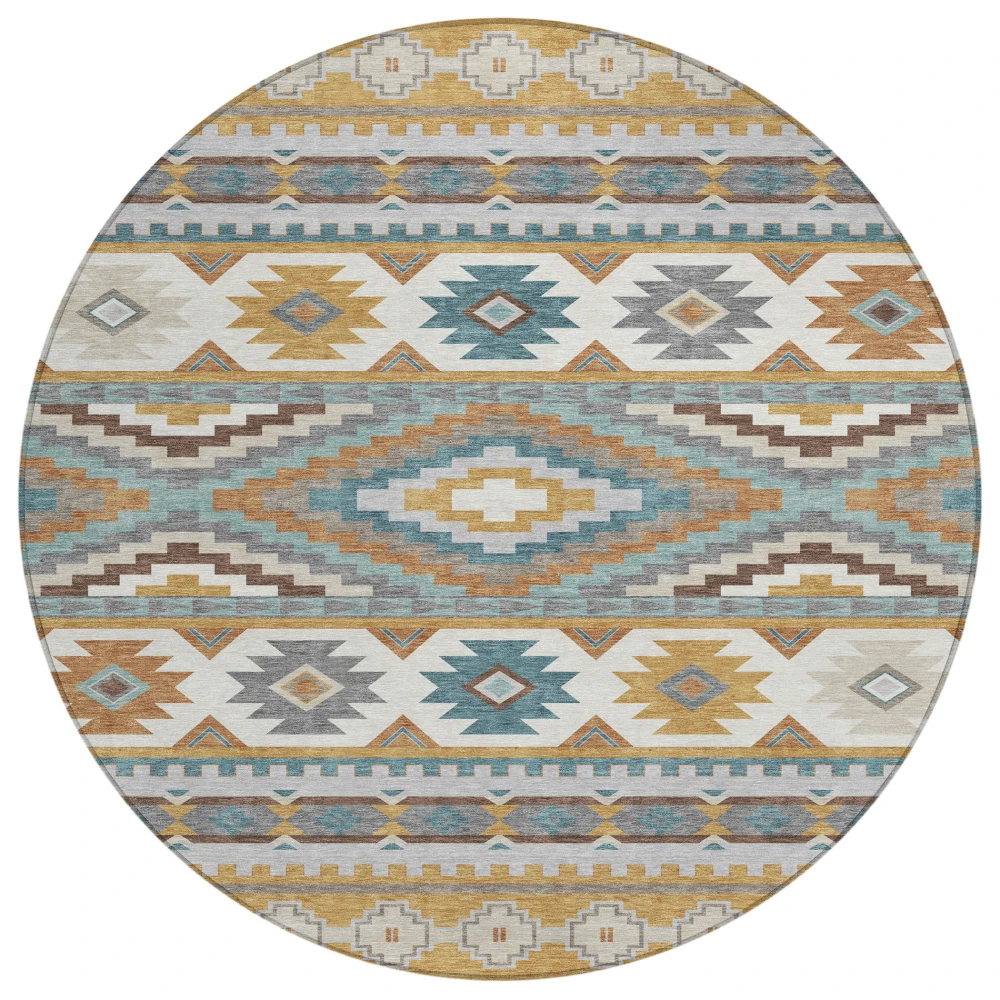 Chantille ACN2539 Gold 8' x 8' Rug