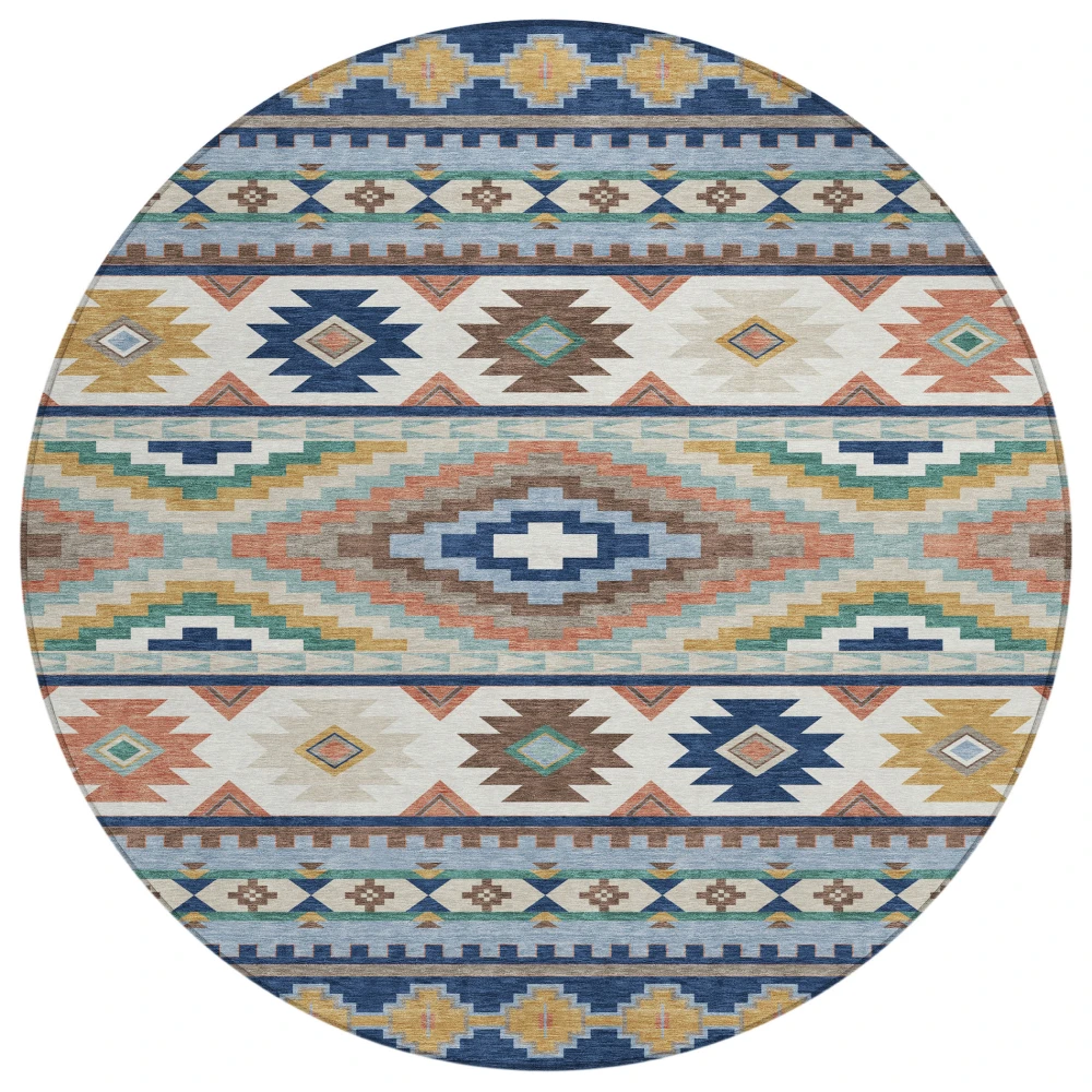 Chantille ACN2539 Navy 8' x 8' Rug