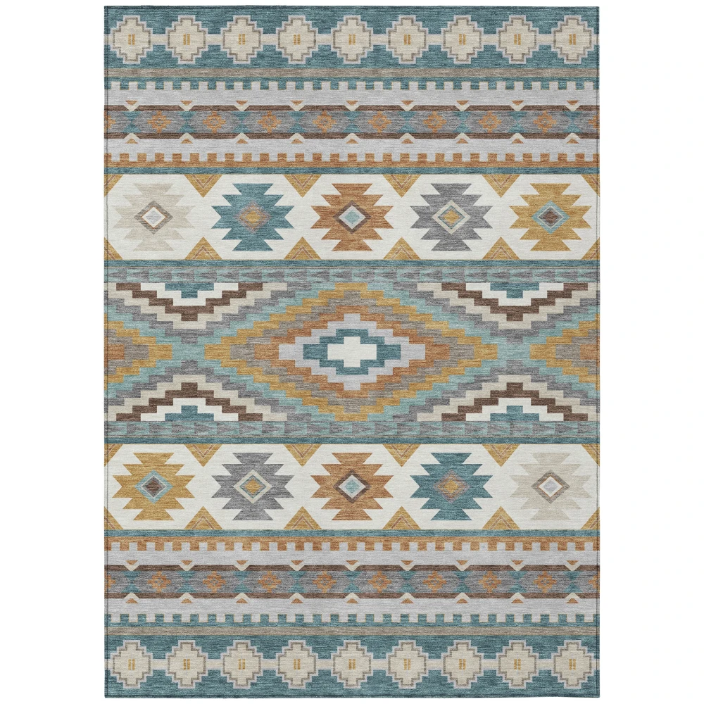 Chantille ACN2539 Teal 5' x 7'6