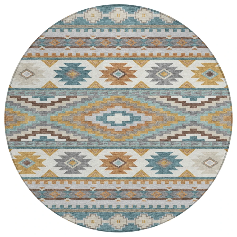 Chantille ACN2539 Teal 8' x 8' Rug
