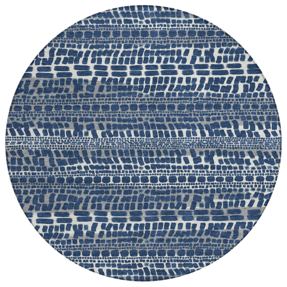 Chantille ACN2540 Navy 8' x 8' Rug