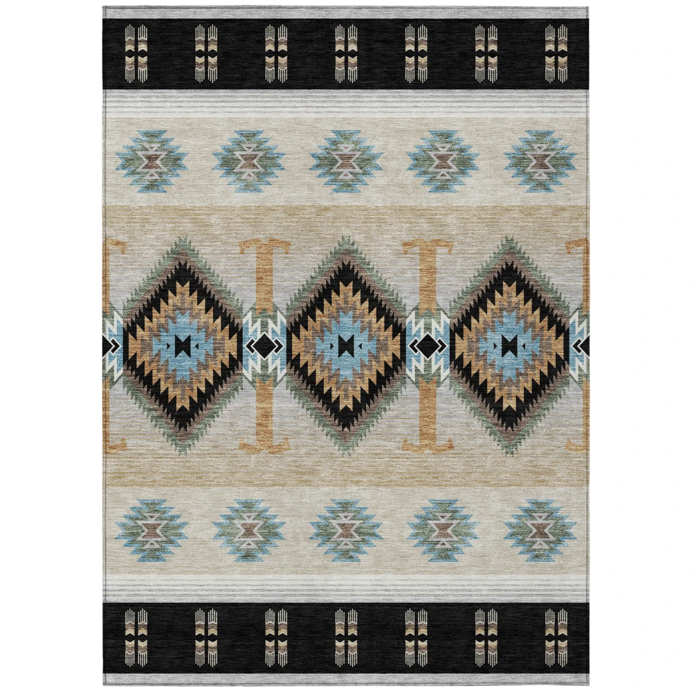 Chantille ACN2541 Black 5' x 7'6