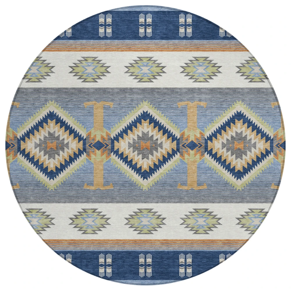 Chantille ACN2541 Navy 8' x 8' Rug