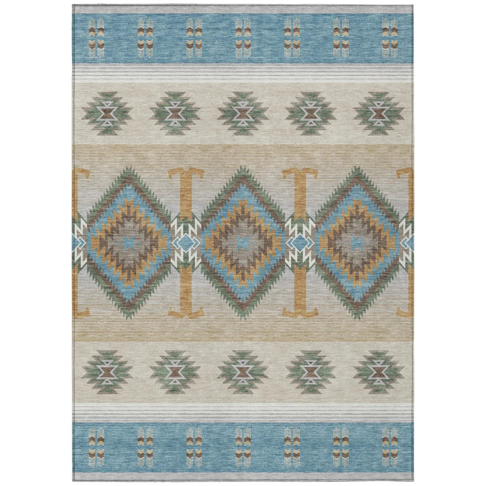 Chantille ACN2541 Teal 5' x 7'6