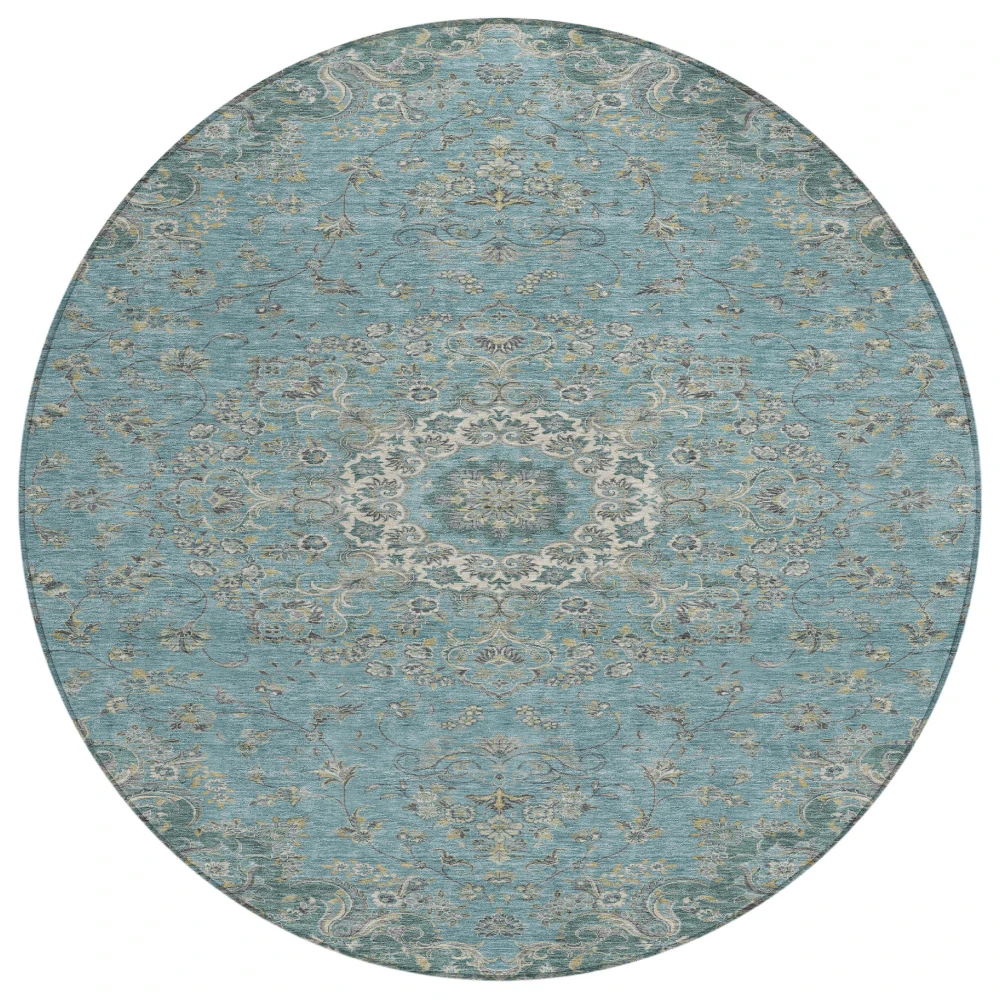 Chantille ACN2543 Teal 8' x 8' Rug