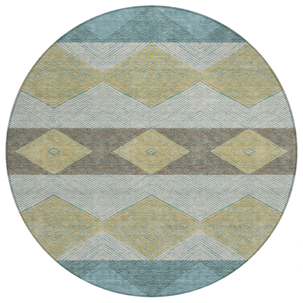 Chantille ACN2545 Teal 8' x 8' Rug