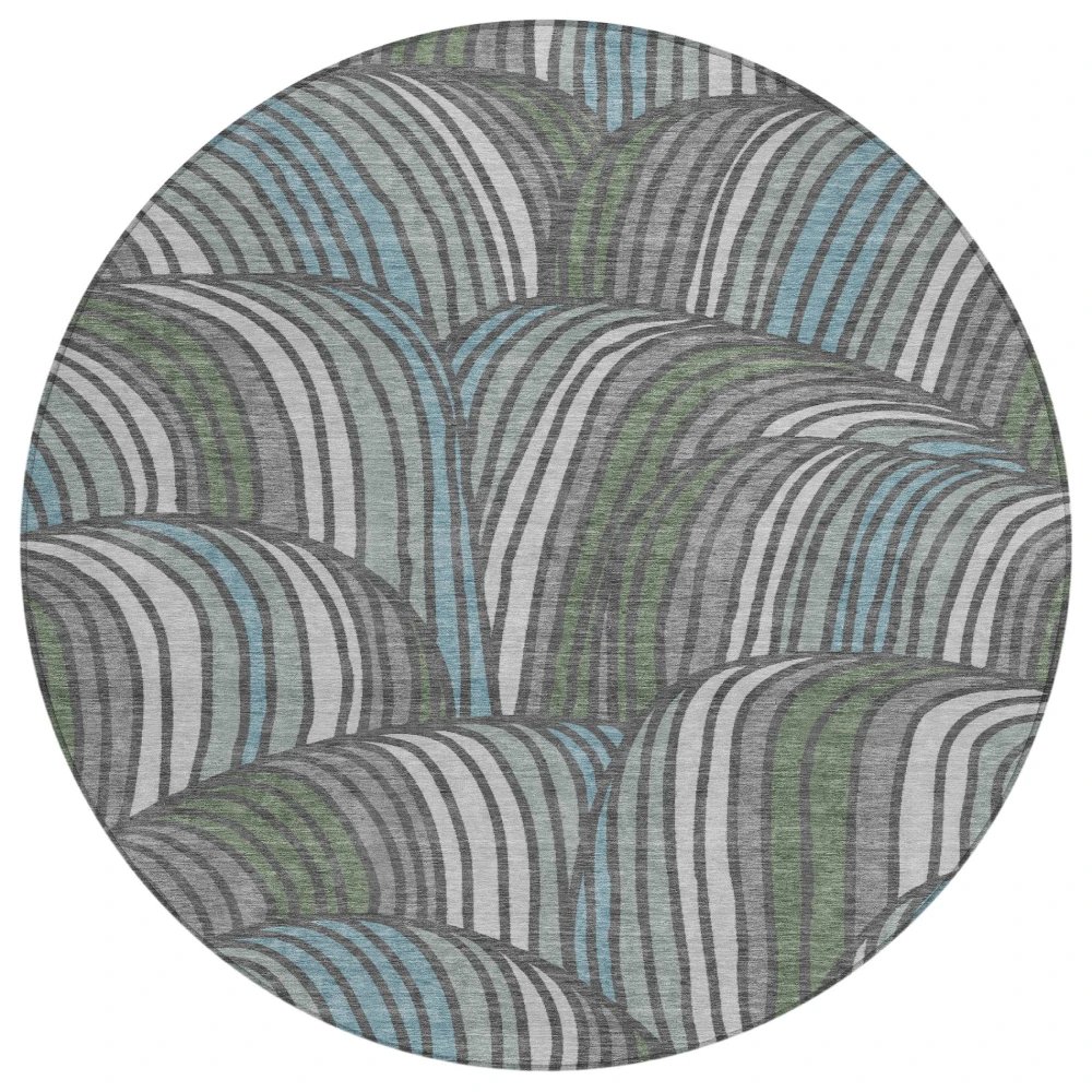 Chantille ACN2546 Charcoal 8' x 8' Rug
