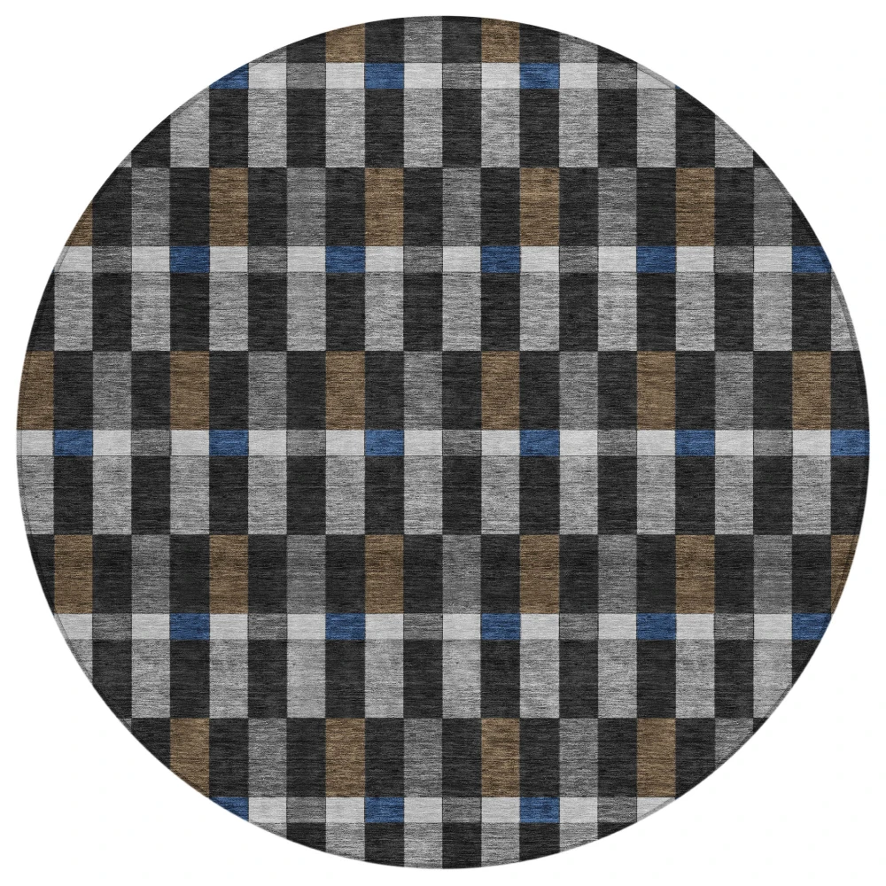 Chantille ACN2548 Black 8' x 8' Rug