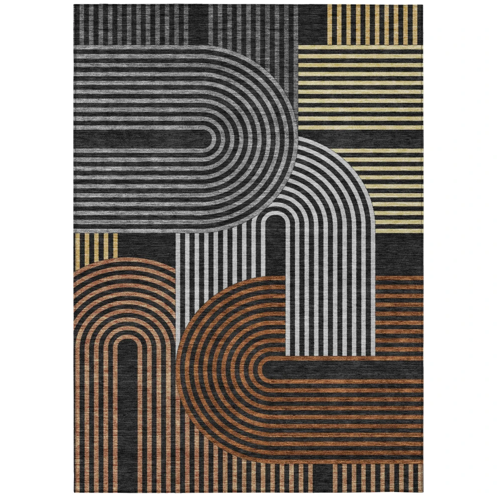 Chantille ACN2549 Black 5' x 7'6