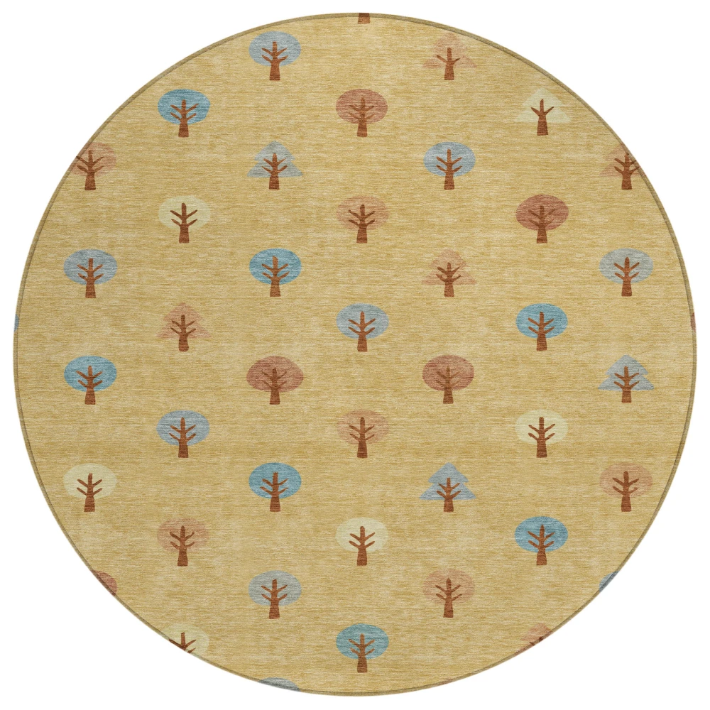Chantille ACN2550 Gold 8' x 8' Rug