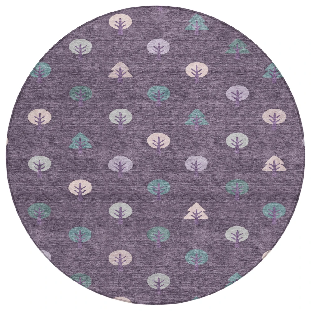 Chantille ACN2550 Plum 8' x 8' Rug