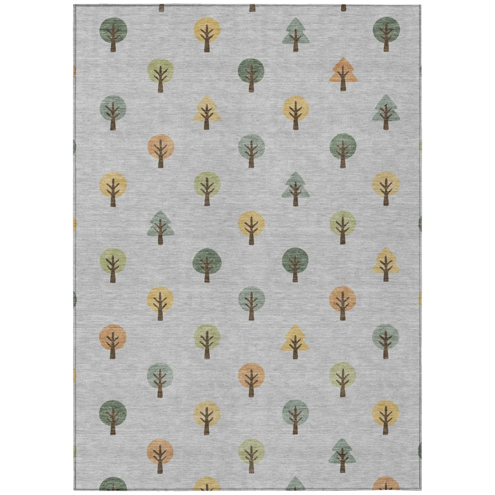 Chantille ACN2550 Silver 5' x 7'6