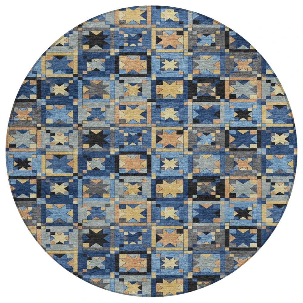 Chantille ACN2553 Navy 8' x 8' Rug