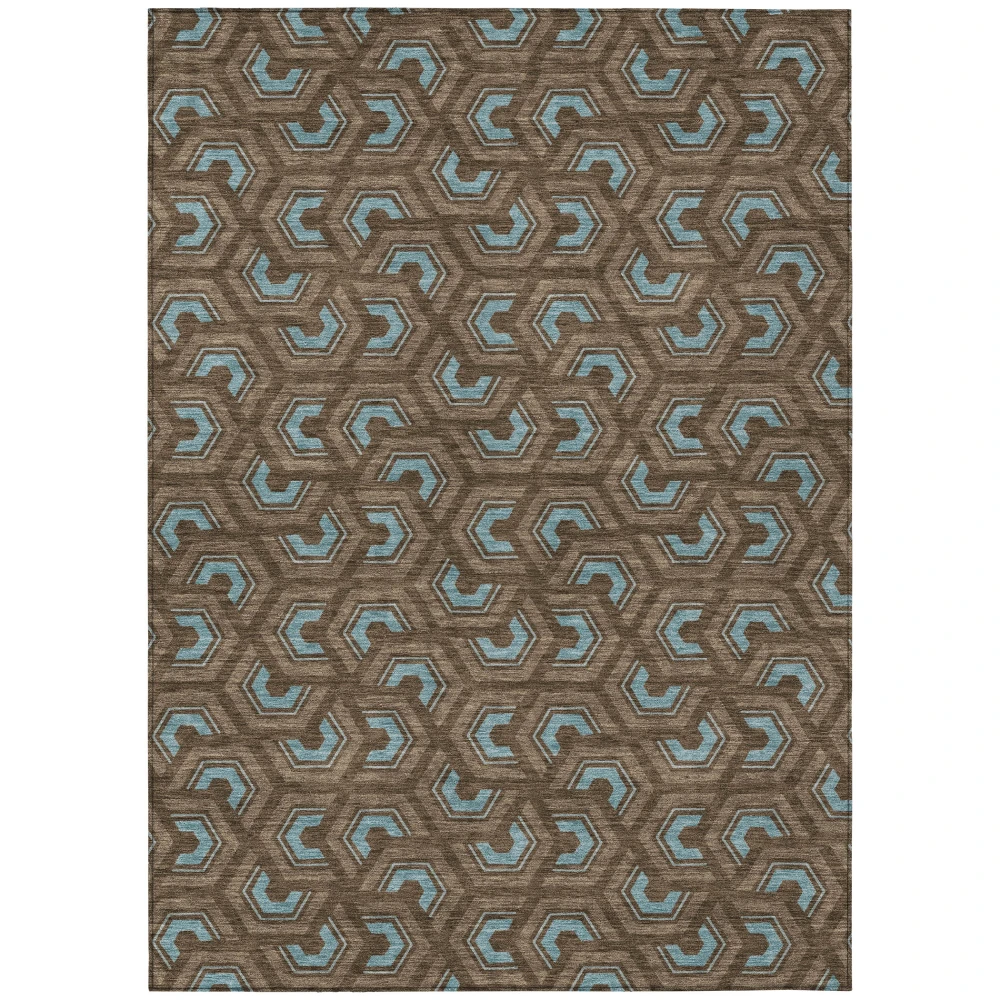 Chantille ACN2554 Chocolate 5' x 7'6