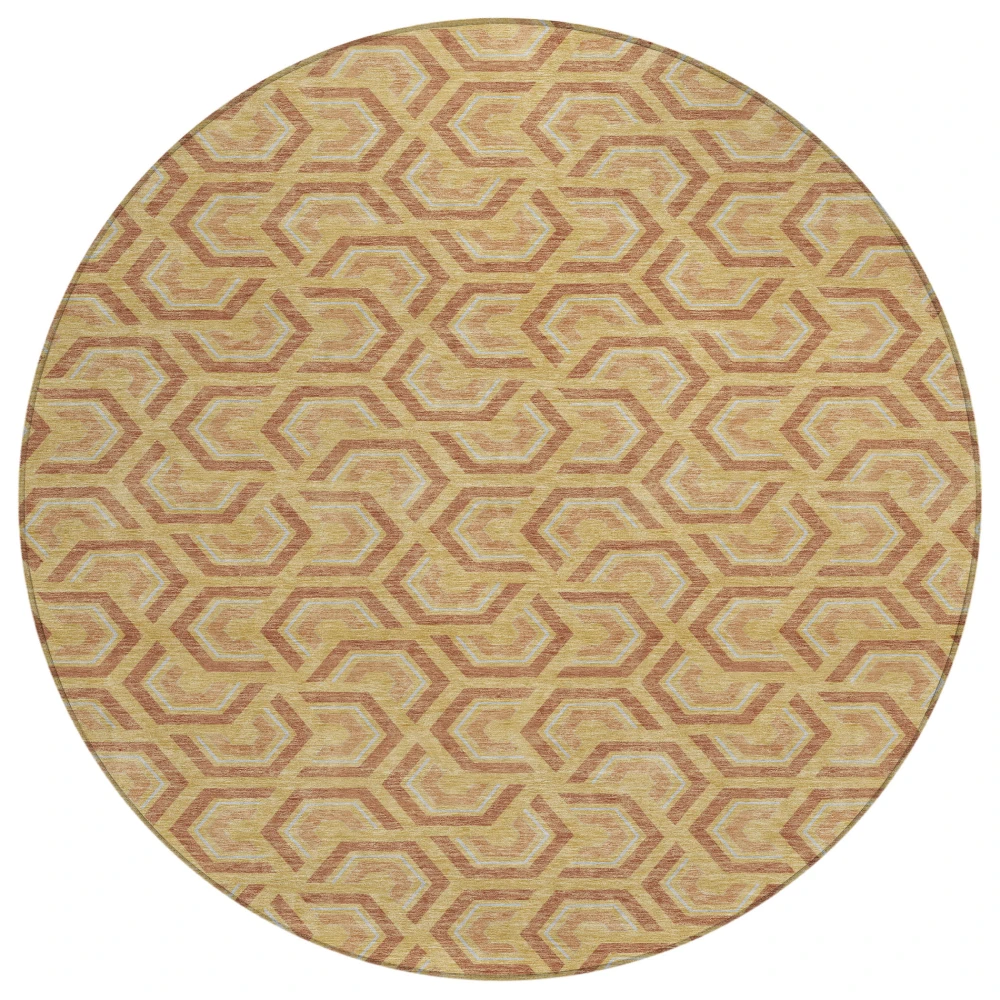 Chantille ACN2554 Gold 8' x 8' Rug