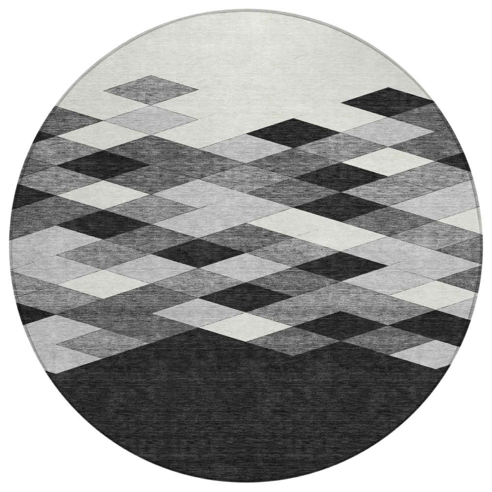 Chantille ACN2555 Black 8' x 8' Rug