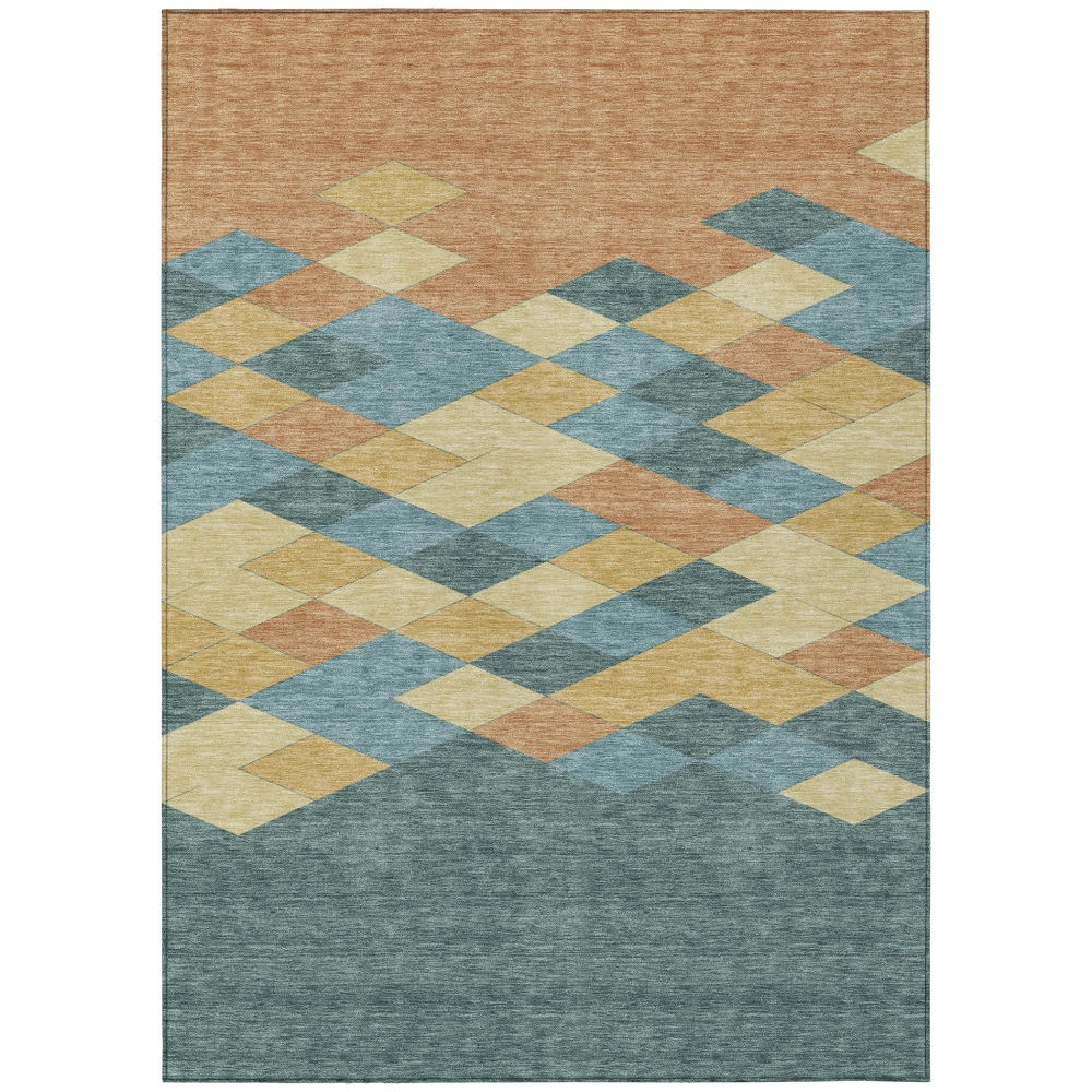 Chantille ACN2555 Teal 3' x 5' Rug