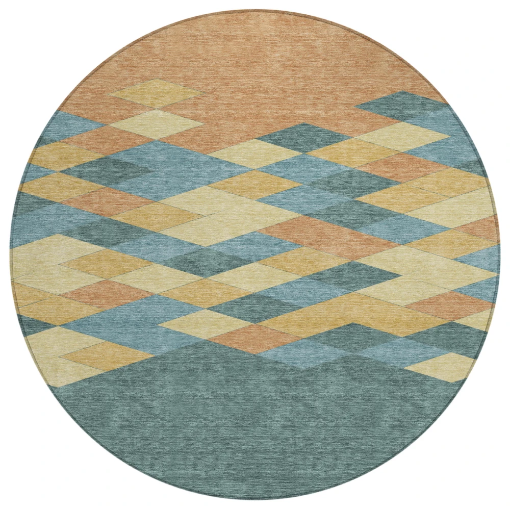 Chantille ACN2555 Teal 8' x 8' Rug