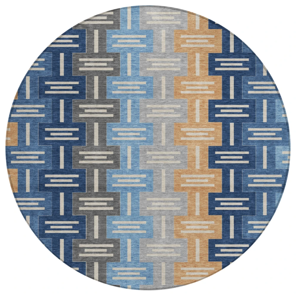 Chantille ACN2556 Navy 8' x 8' Rug