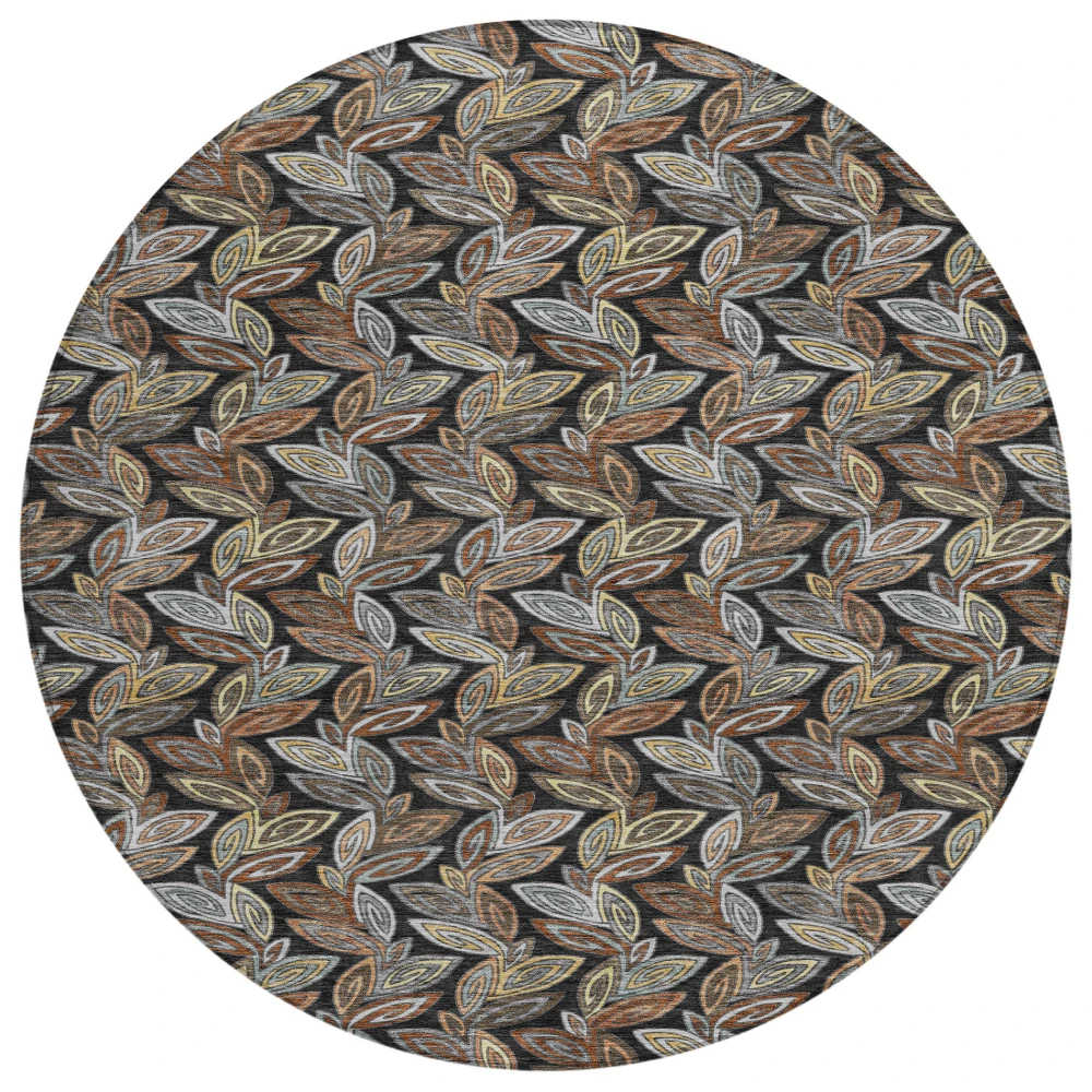 Chantille ACN2557 Black 8' x 8' Rug