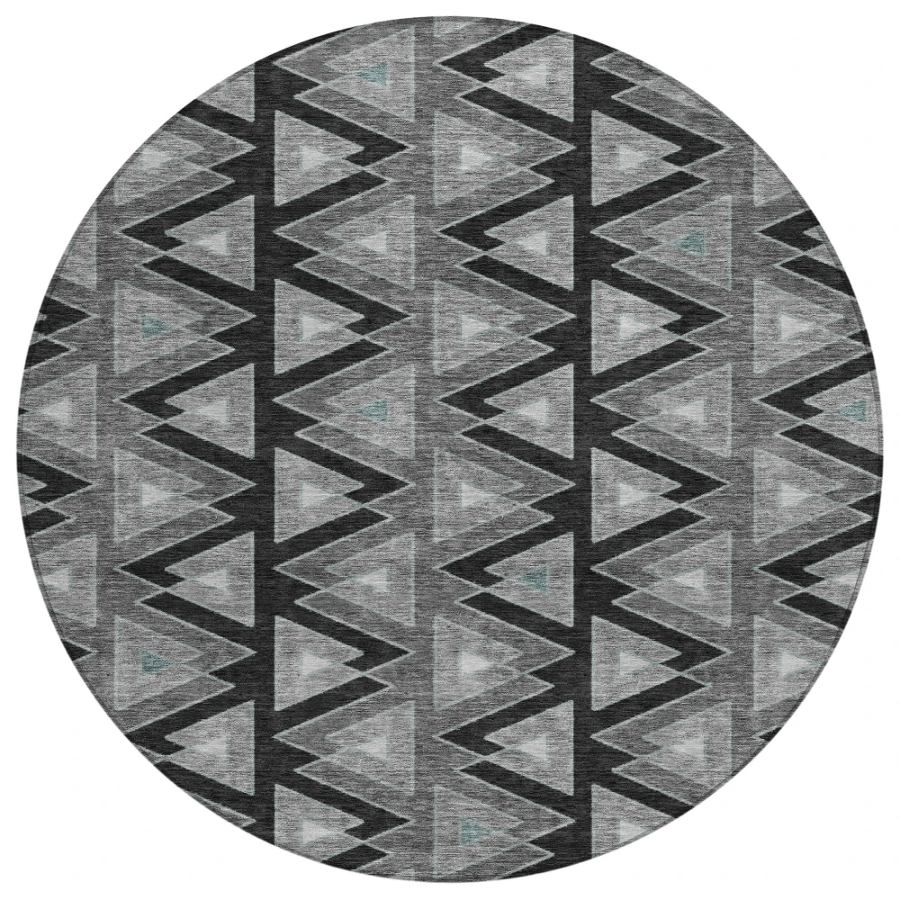 Chantille ACN2560 Black 8' x 8' Rug