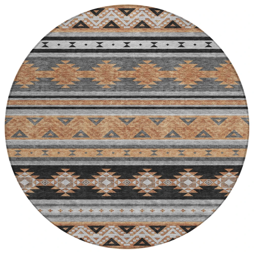 Chantille ACN2561 Black 8' x 8' Rug