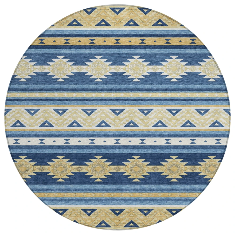 Chantille ACN2561 Navy 8' x 8' Rug