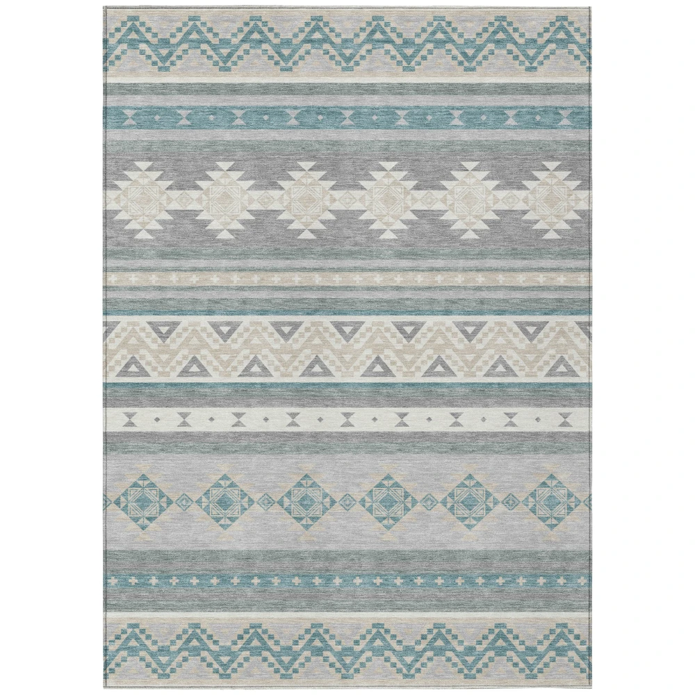 Chantille ACN2561 Silver 5' x 7'6