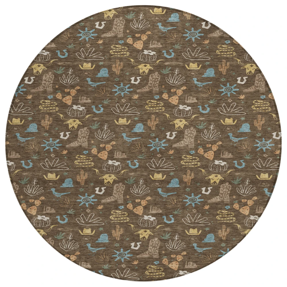 Chantille ACN2562 Chocolate 8' x 8' Rug
