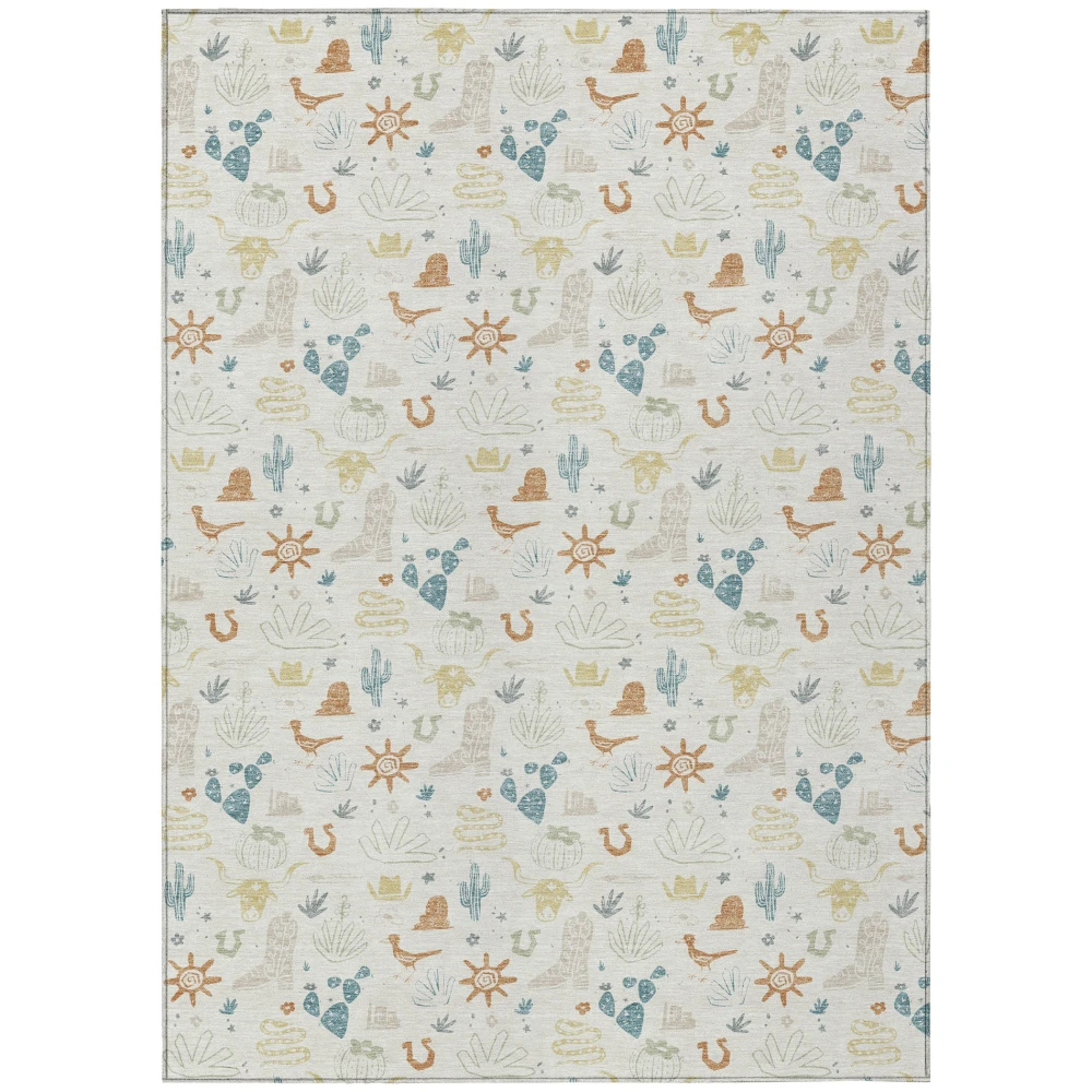 Chantille ACN2562 Ivory 5' x 7'6