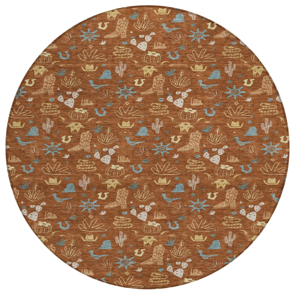 Chantille ACN2562 Paprika 8' x 8' Rug