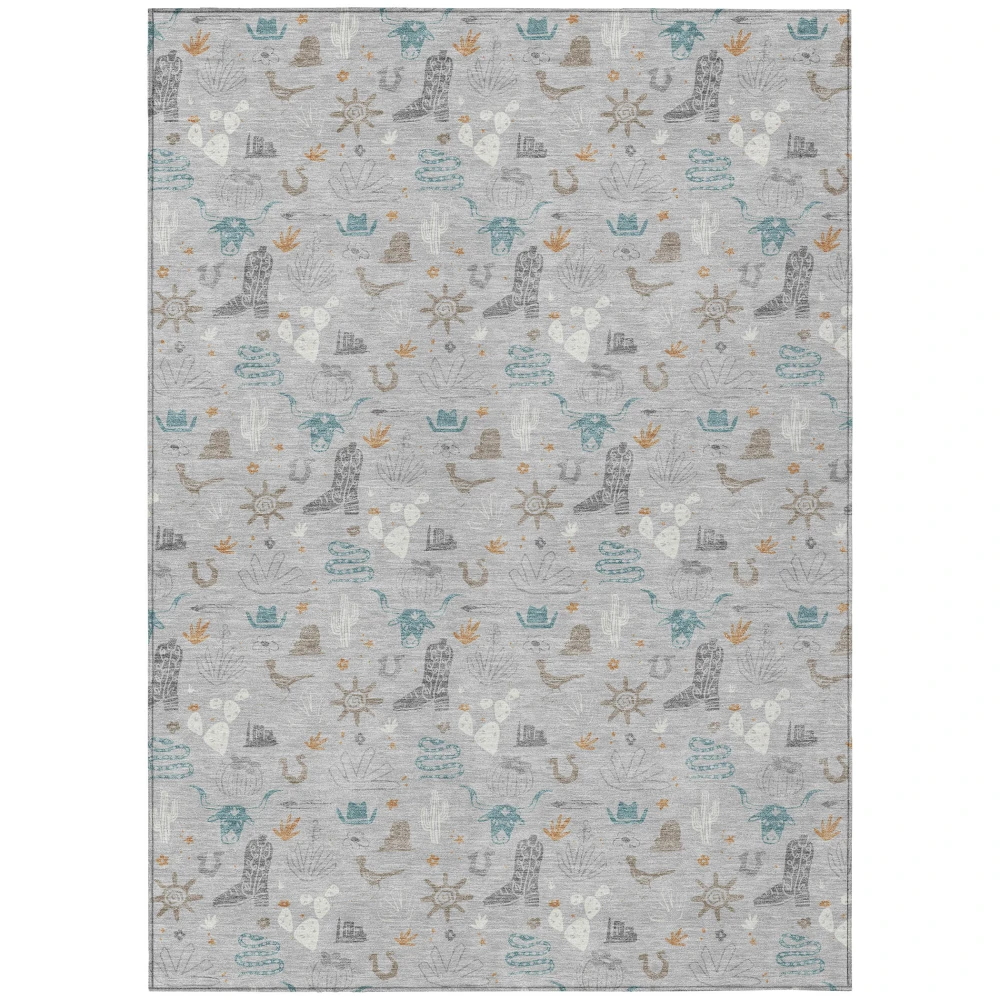 Chantille ACN2562 Silver 3' x 5' Rug