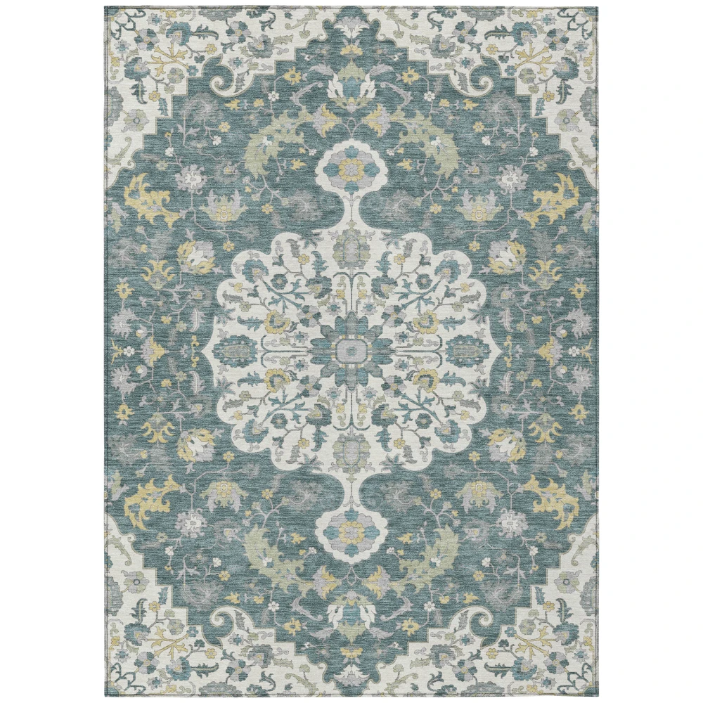 Chantille ACN2564 Teal 3' x 5' Rug