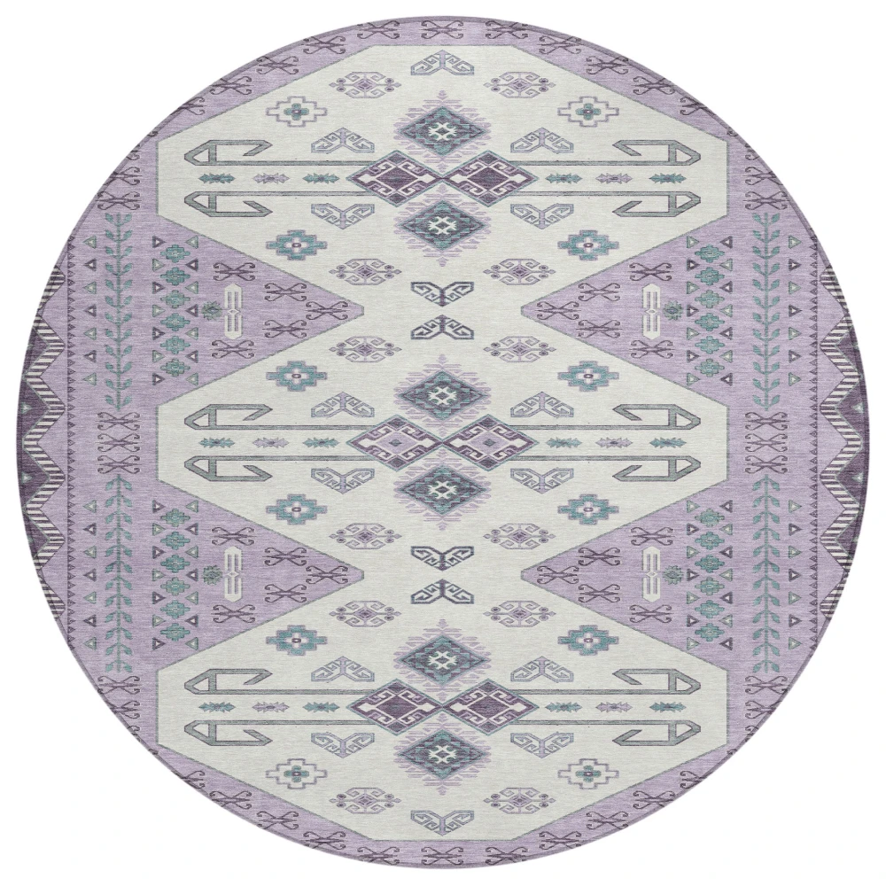 Chantille ACN2565 Purple 8' x 8' Rug