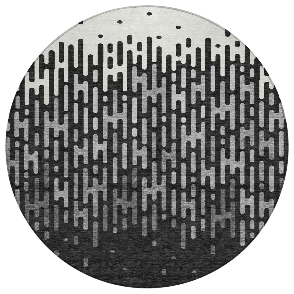 Chantille ACN2567 Black 8' x 8' Rug