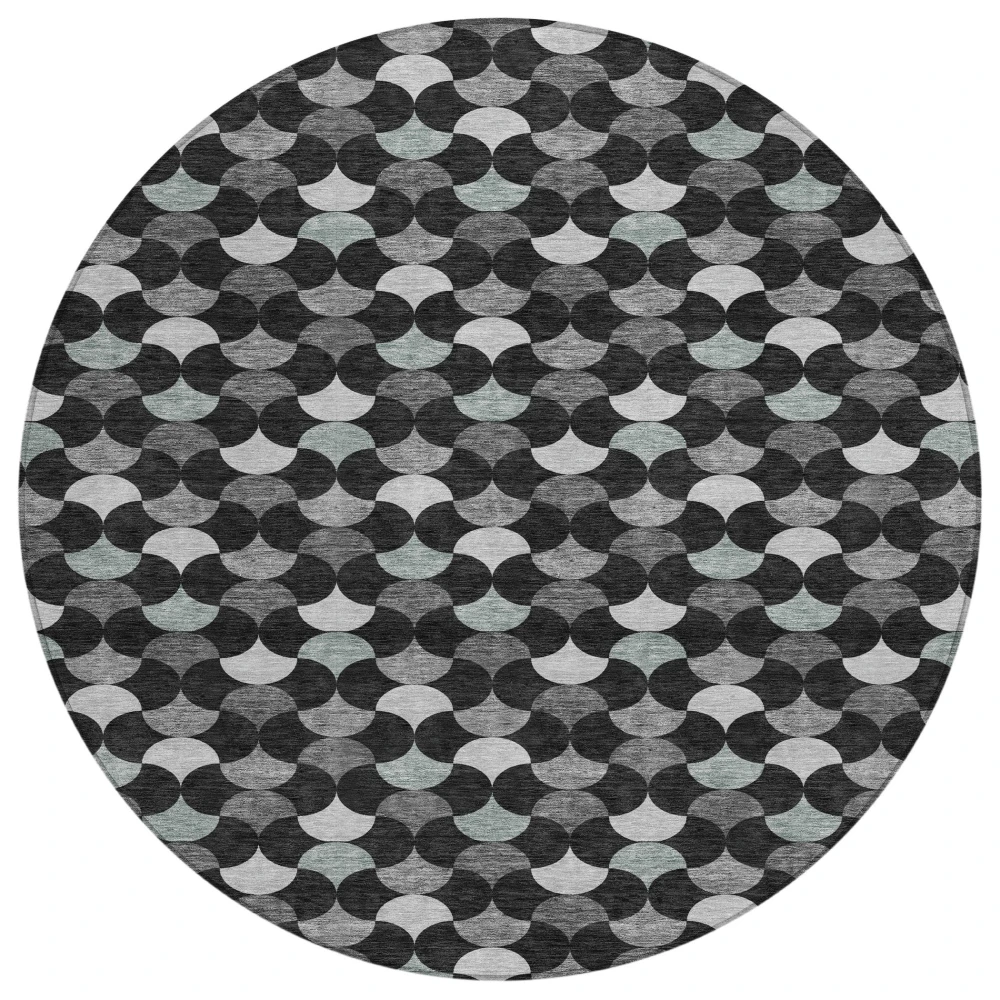 Chantille ACN2568 Black 8' x 8' Rug