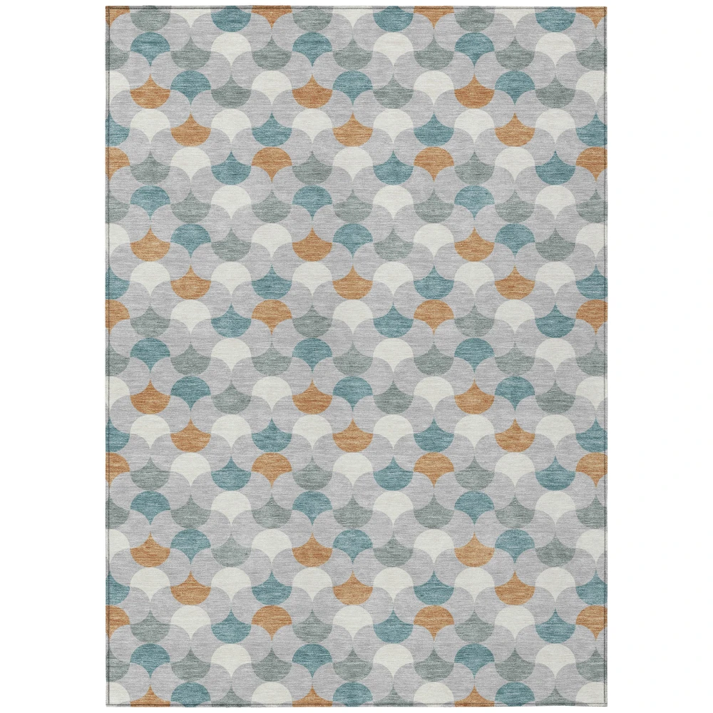 Chantille ACN2568 Silver 5' x 7'6