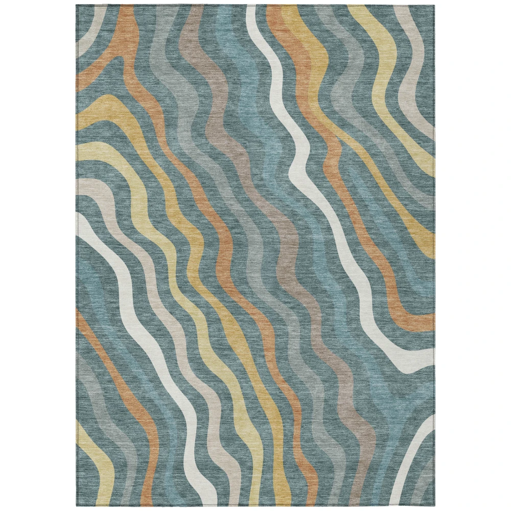 Chantille ACN2570 Teal 5' x 7'6