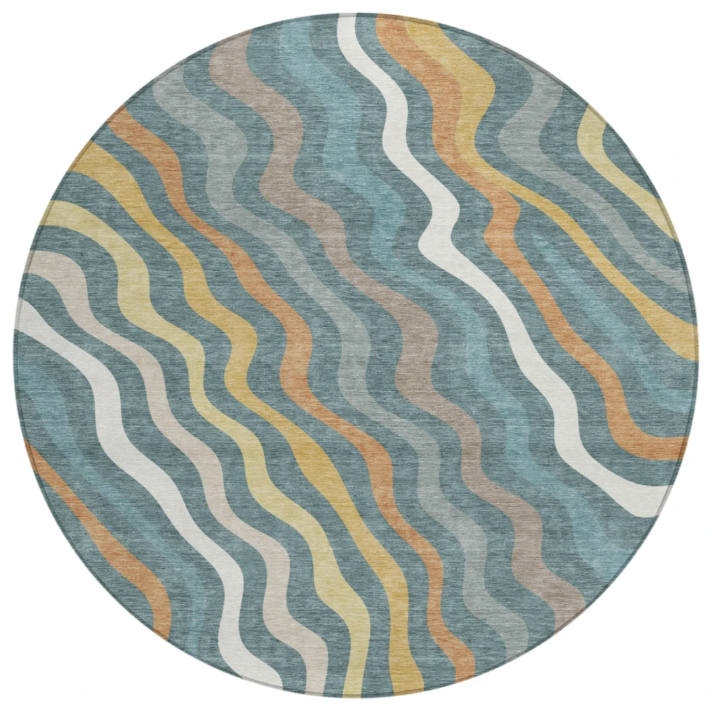 Chantille ACN2570 Teal 8' x 8' Rug