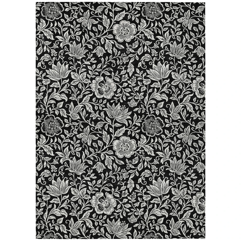 Chantille ACN2572 Black 5' x 7'6