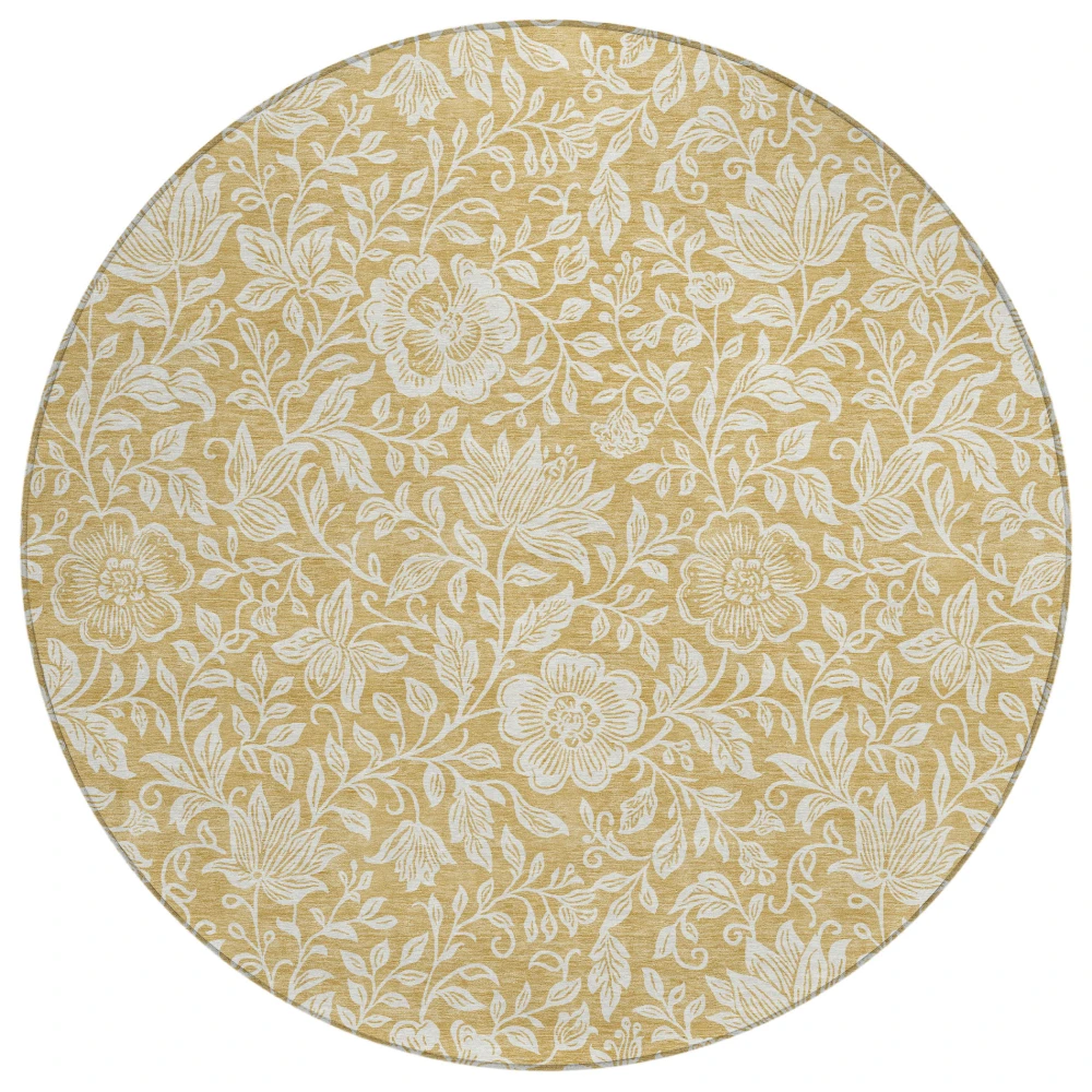 Chantille ACN2572 Gold 8' x 8' Rug