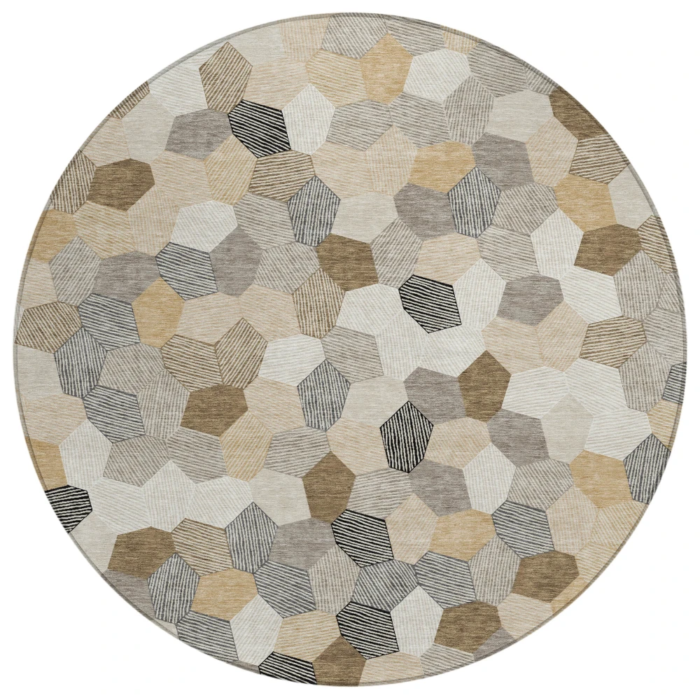 Chantille ACN2573 Beige 8' x 8' Rug