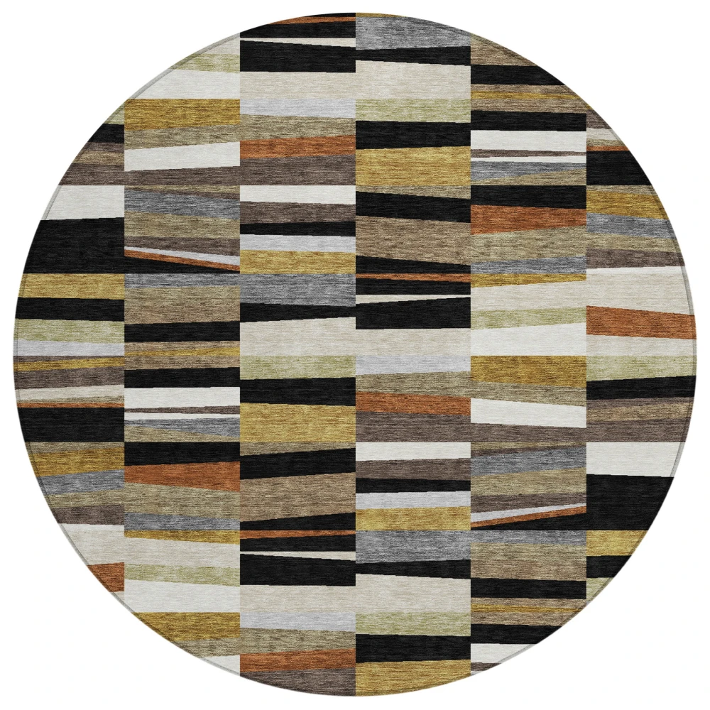 Chantille ACN2575 Black 8' x 8' Rug