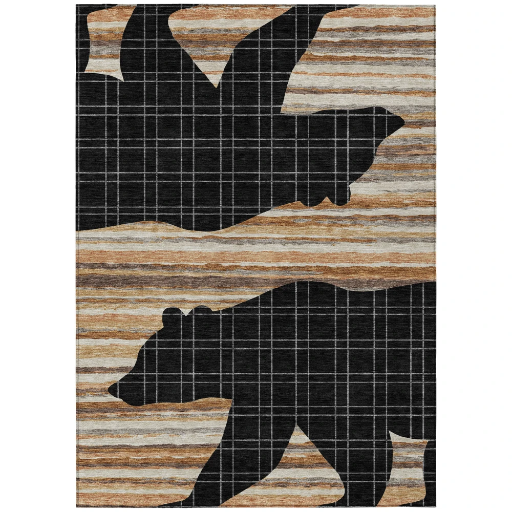 Chantille ACN2577 Black 5' x 7'6