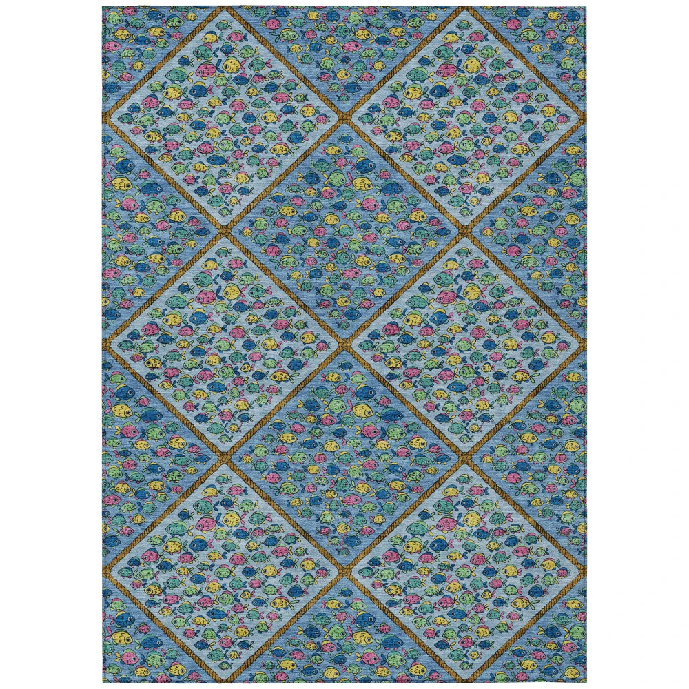 Chantille ACN2579 Blue 5' x 7'6