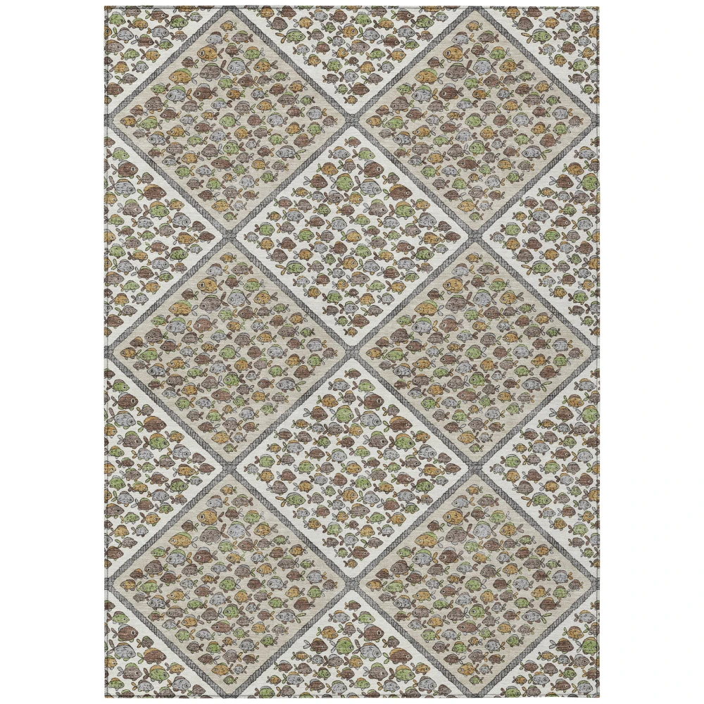 Chantille ACN2579 Ivory 5' x 7'6